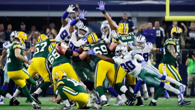 Un momento del encuentro entre Packers y Dallas Cowboys