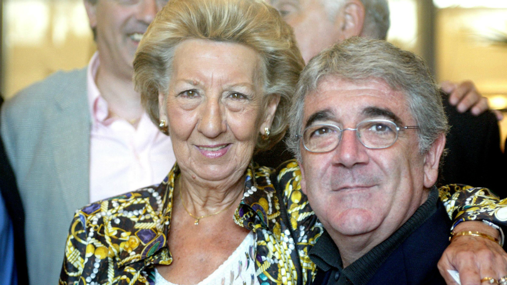 Mara Bosch, con Dani Snchez Llibre, en 2005