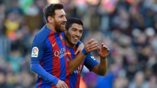 Messi y Surez han sumado 54 y 53 puntos Fantasy en las ltimas...
