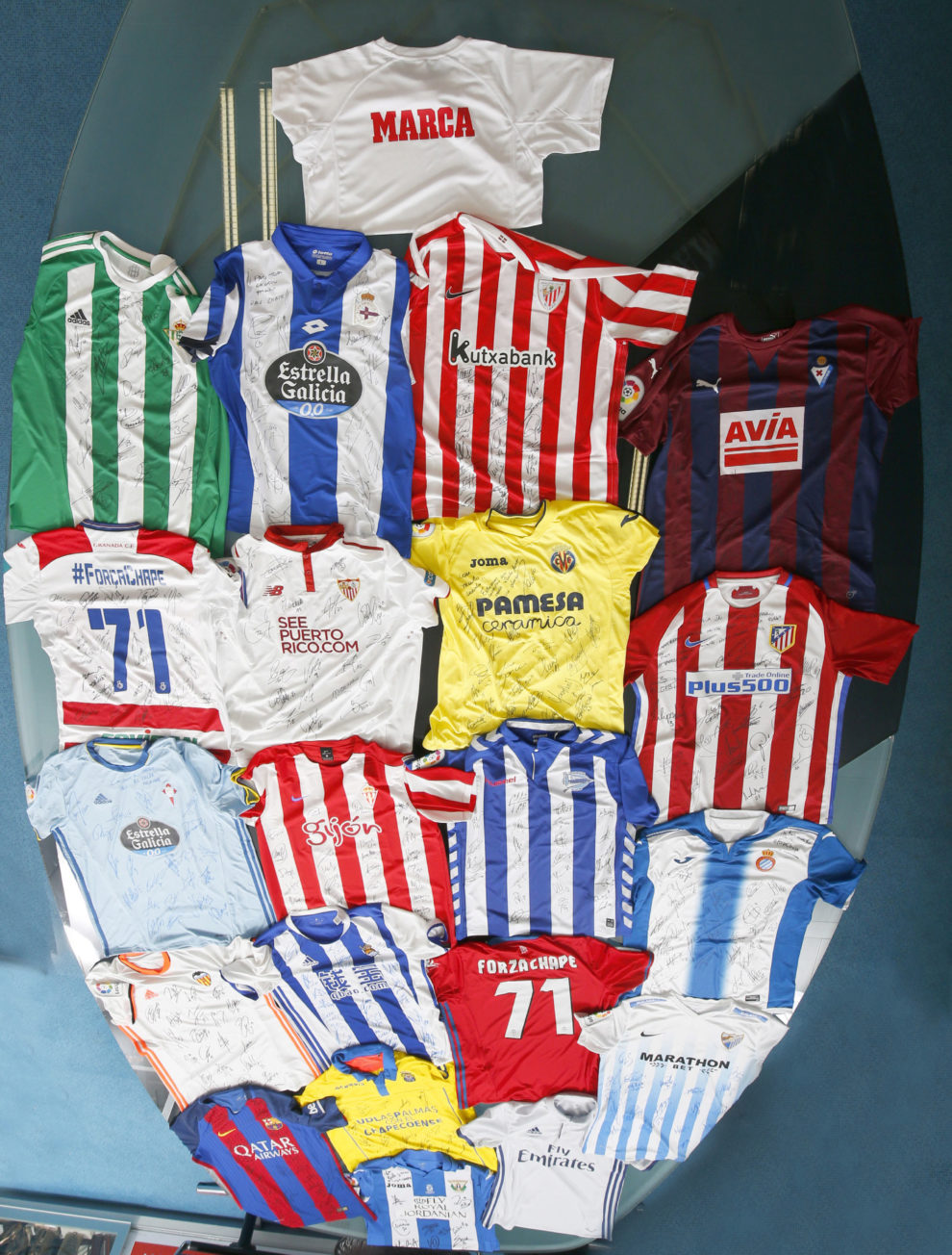 Las 20 camisetas de los equipos de la Liga
