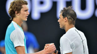 Zverev y Nadal se felicitan en la red
