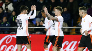 Carlos Soler y Santi Mina fueron los autores de los goles del Valencia...