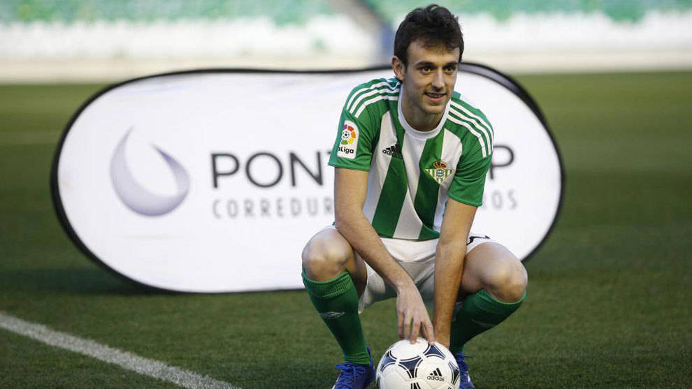 Rubn Pardo, presentado como nuevo jugador del Real Betis.