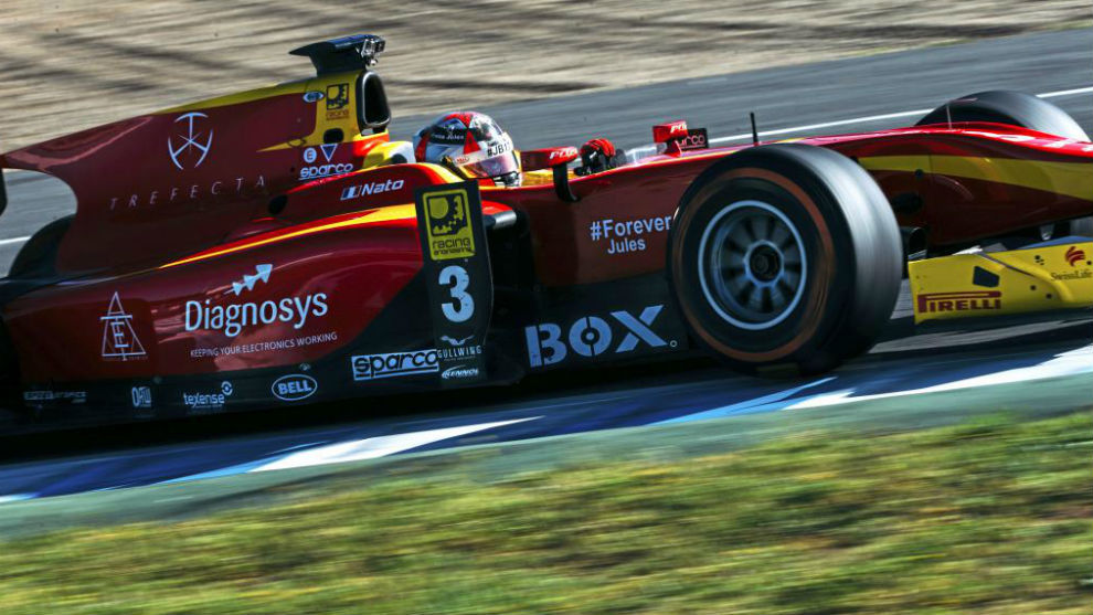Norman Nato (Racing Engineering) en los test de GP2, en Jerez, de...