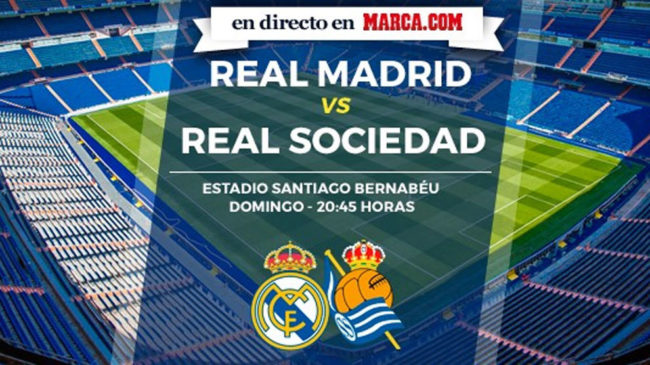 Real Madrid vs Real Sociedad en directo
