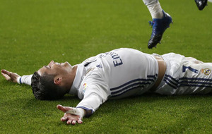 Cristiano tras marcar el segundo gol del partido ante la Real Sociedad