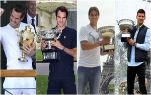 Andy Murray, Roger Federer, Rafa Nadal y Novak Djokovic