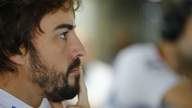 Fernando Alonso, pensativo
