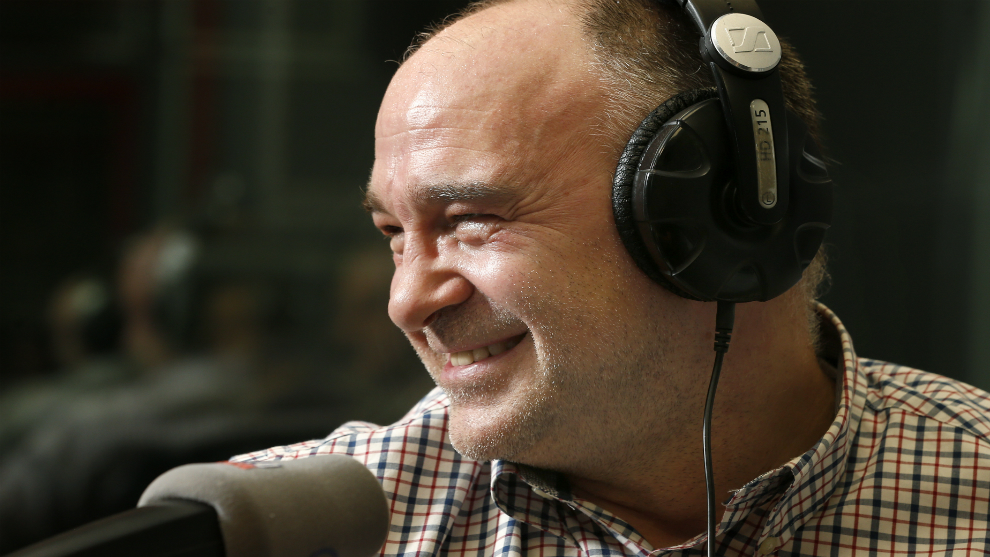 Pablo Laso en los estudios de Radio MARCA