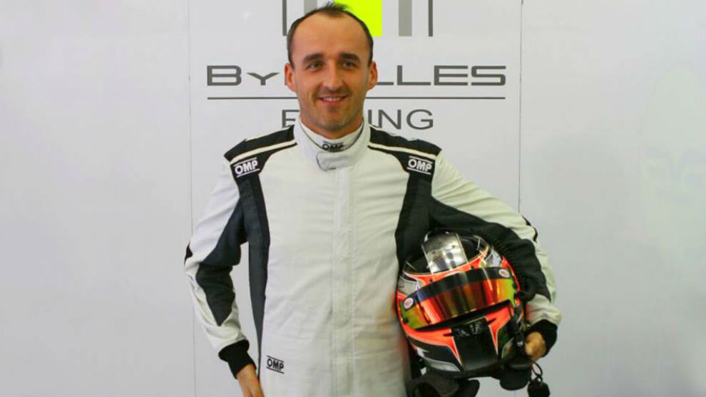 Robert Kubica, con el mono del equipo ByKolles