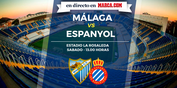 Málaga vs Espanyol en directo
