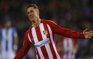 Fernando Torres celebrando uno de los goles