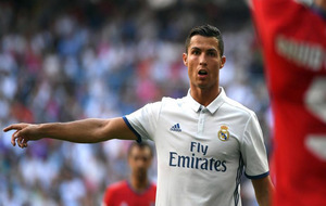 Cristiano Ronaldo durante el partido Real Madrid-Osasuna.