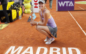 Maria Sharapova en el Mutua Madrid Open de 2014.