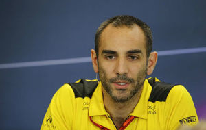 Cyril Abiteboul, director del equipo Renault, en el pasado GP de EEUU.