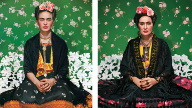 Jessica Lange como la pintora mexicana Frida Khalo