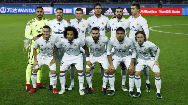 El once del Real Madrid en la final del Mundial de Clubes