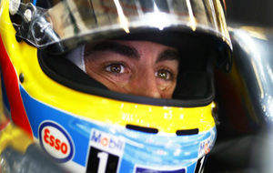 Alonso, durante el pasado Gran Premio de Abu Dabi.