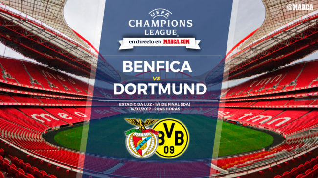 Benfica vs B. Dortmund en directo