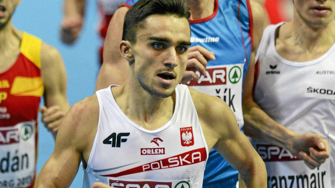 El polaco Adam Kszczot, en carrera.