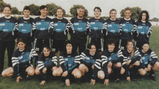 Plantilla de la seleccin espaola en la Eurocopa de 1997.