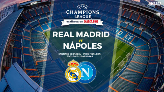 Real Madrid vs Nápoles en directo