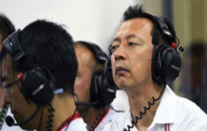 Yusuke Hasegawa, en el GP de Singapur de 2016.