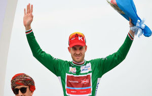 Alexander Kristoff celebra una victoria en el Tour de Omn.