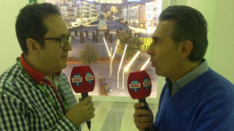 Vicente Ortega entrevista a Sergio Scariolo en Vitoria