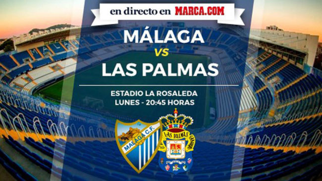 Málaga vs Las Palmas en directo