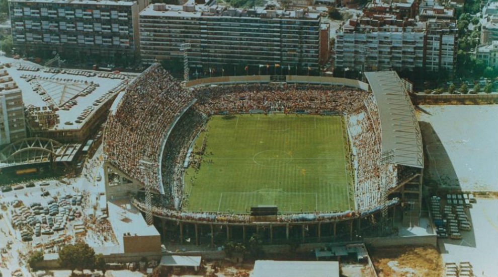 Imagen area del estadio de Sarri.