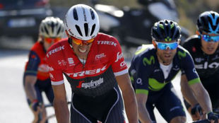 Alberto Contador y Alejandro Valverde en la pasada Vuelta a...