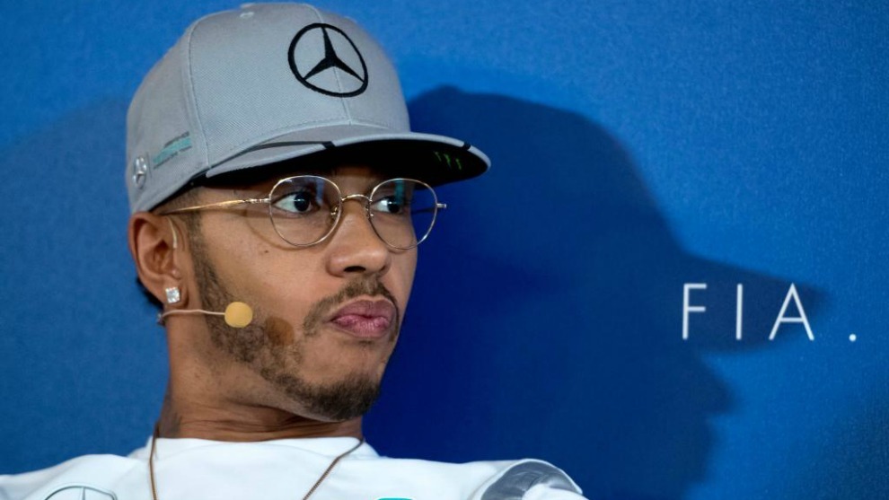 Lewis Hamilton, en un gran premio.