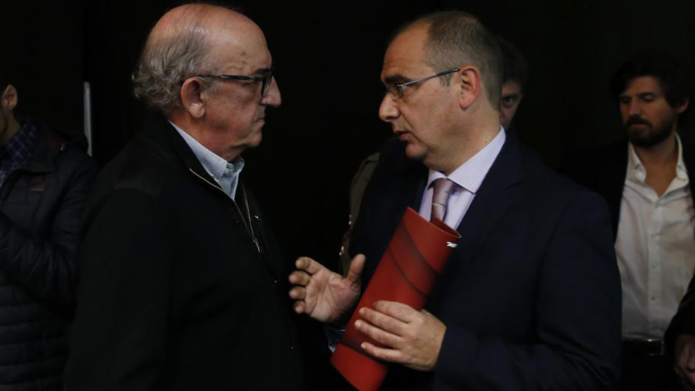 Jaume Roures, presidente de Mediapro, y Juan Ignacio Gallardo...