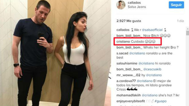 Cristiano Ronaldo calls out girlfriend's friend on Instagram | MARCA in  English
