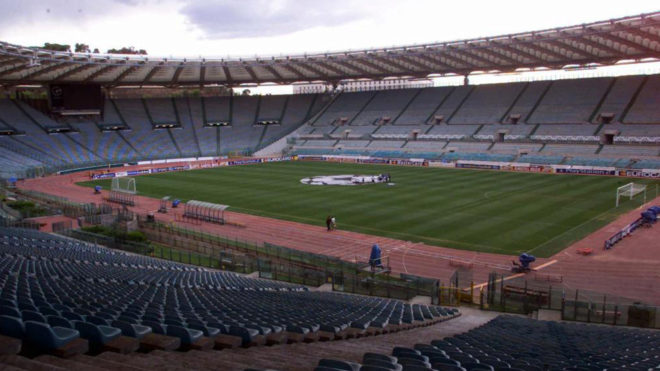 Actual Estadio Olmpico de Roma vaco.