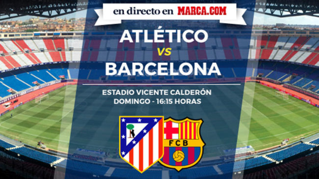 Atlético de Madrid vs Barcelona en directo