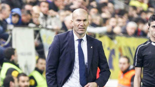 Zidane en el Estadio de la Cermica