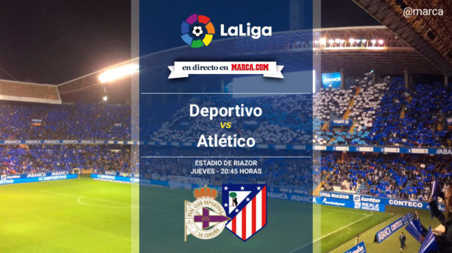 Deportivo vs Atlético de Madrid en directo