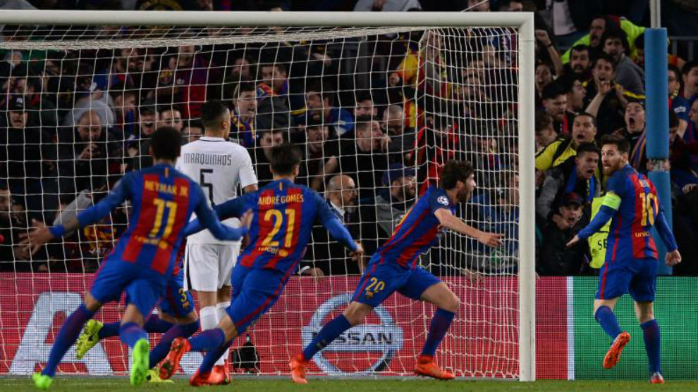 Sergio Roberto marca el gol decisivo que da el pase a cuartos al FC...