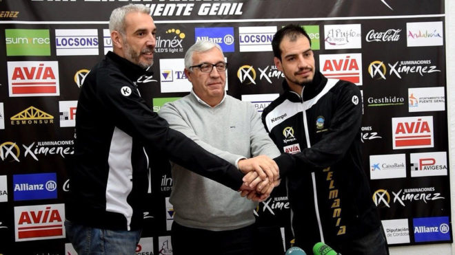 Quino Soler, Mariano Jimnez y Javier Oller tras anunciar su...