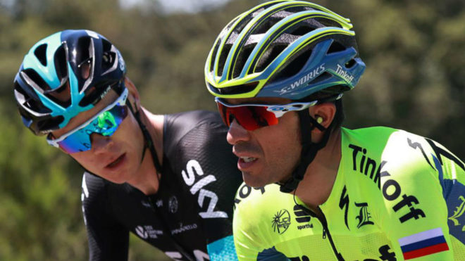 Froome y Contador, en el pasado Tour de Francia, se vern las caras...