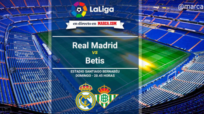 Real Madrid vs Betis en directo