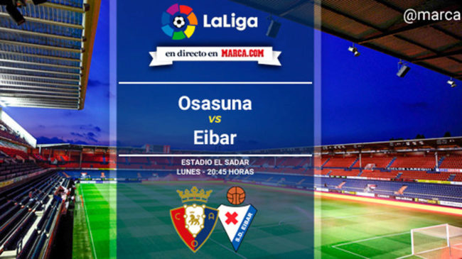 Osasuna vs Eibar en directo