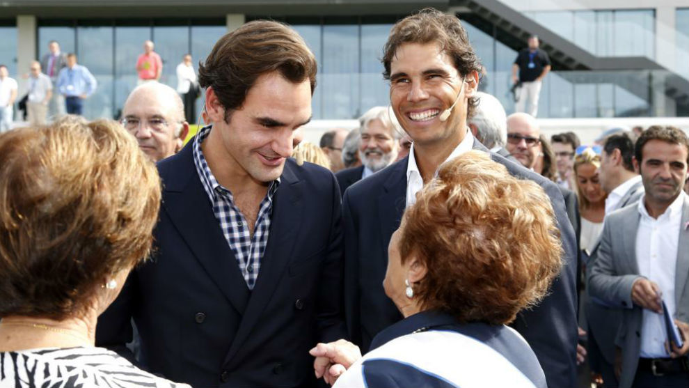 Federer y Nadal, en la Rafa Nadal Academy