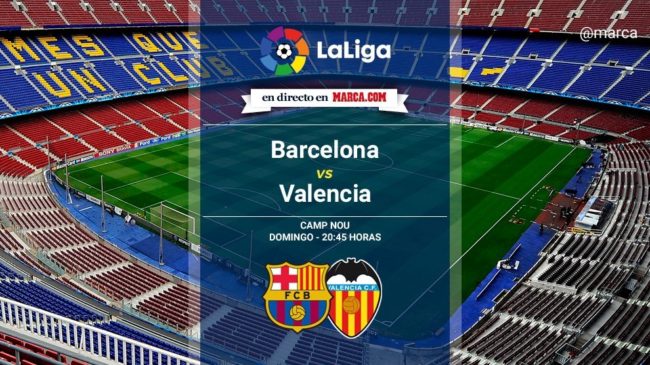Barcelona vs Valencia en directo