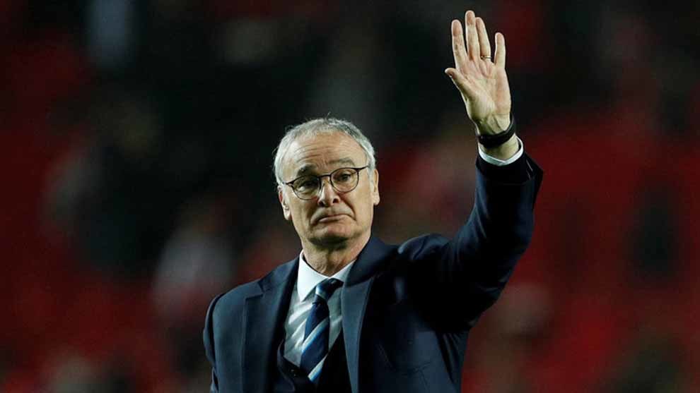 Ranieri en su etapa como entrenador del Leicester