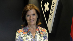 Amaia Gorostiza, presidenta del Eibar