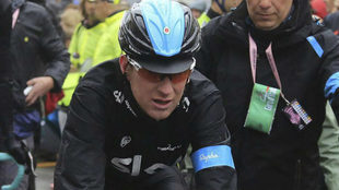 Bradley Wiggins, en el Giro de Italia de 2013.