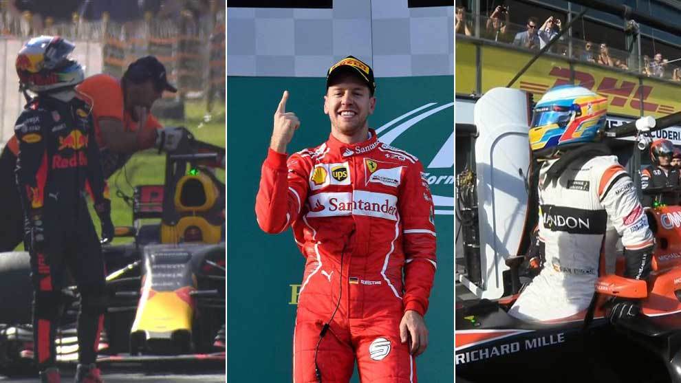 Vuelve 'el dedo' de Vettel